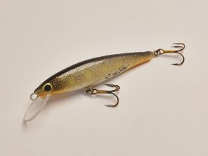 BAITER 73 Galaxy Black Silver, Wobbler Kunstköder Handmade