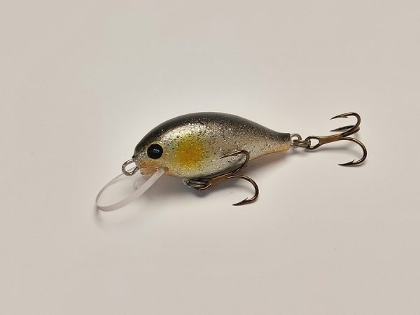 BOOM 38 Galxy Black Silver, Wobbler Kunstköder Handmade