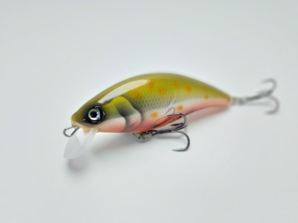 BULKY R 90 Classic Artic Char, Wobbler Kunstköder Handmade